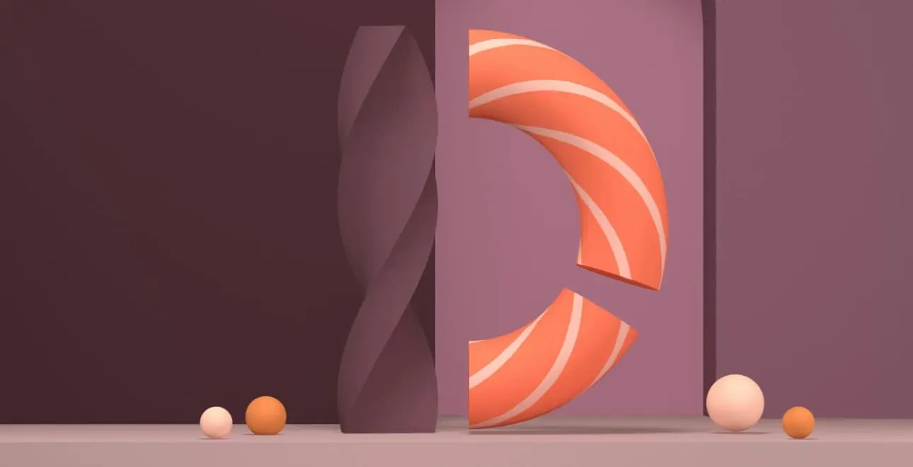Detailed view of typography used in design